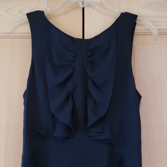 Graham and Spencer Navy Silk Dress - Picture 2 of 5